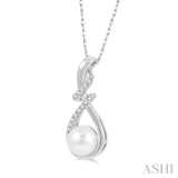 Pearl & Diamond Pendant