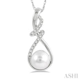 Pearl & Diamond Pendant