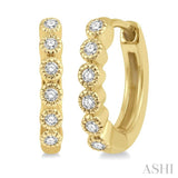 Diamond Petite Huggie Earrings