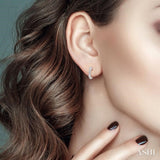 Diamond Petite Huggie Fashion Earrings