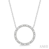 Circle Diamond Necklace