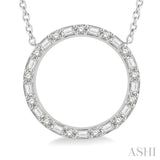 Circle Diamond Necklace