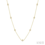 Diamond Station Necklace