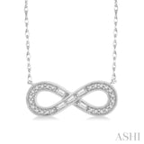 Infinity Shape Diamond Necklace
