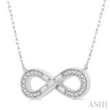 Infinity Shape Diamond Necklace