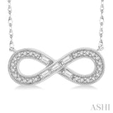 Infinity Shape Diamond Necklace