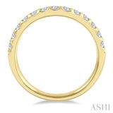 Diamond Curved Wedding Band