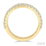 Three Row Diamond Band