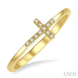 Cross Diamond Ring
