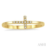 Cross Diamond Ring