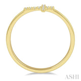 Cross Diamond Ring