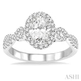 Oval Shape Diamond Engagement Ring